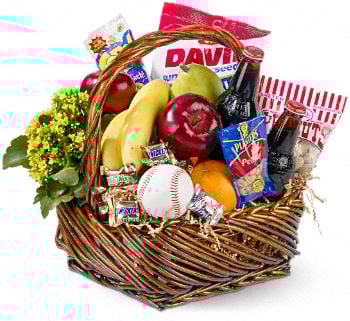 Baseball gift basket Boston