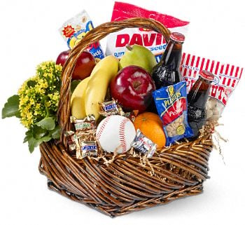 Baseball gift basket Boston