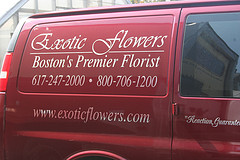 Boston Flower Delivery Van