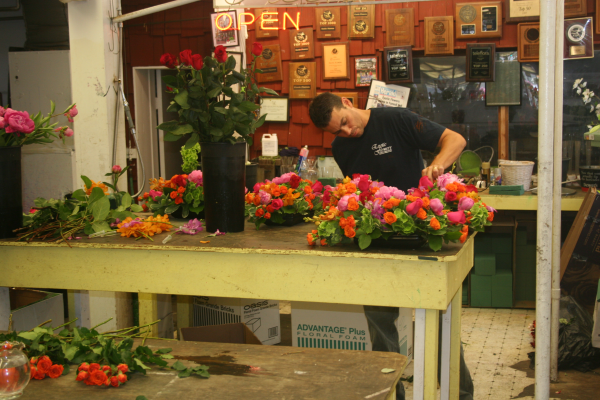 Exotic Flowers design for the president in boston