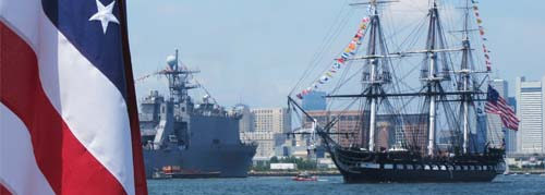 USS Constitution in Boston