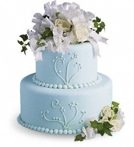 wedding cake flowers cape cod