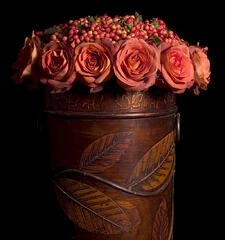vintage flower vase