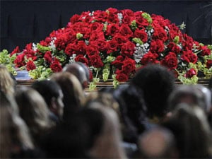 Michael Jackson's Casket Cover