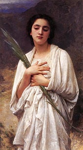 170px-William-Adolphe_Bouguereau_1825-1905_-_The_Palm_Leaf_Unknown