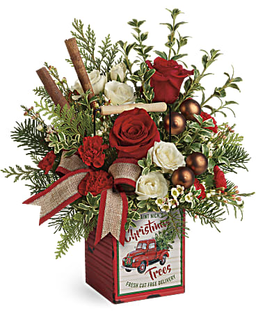 Christmas flowers by clearance mail